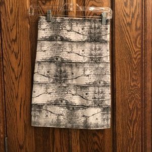 Pleasure Doing Business 5 Band Printed Skirt